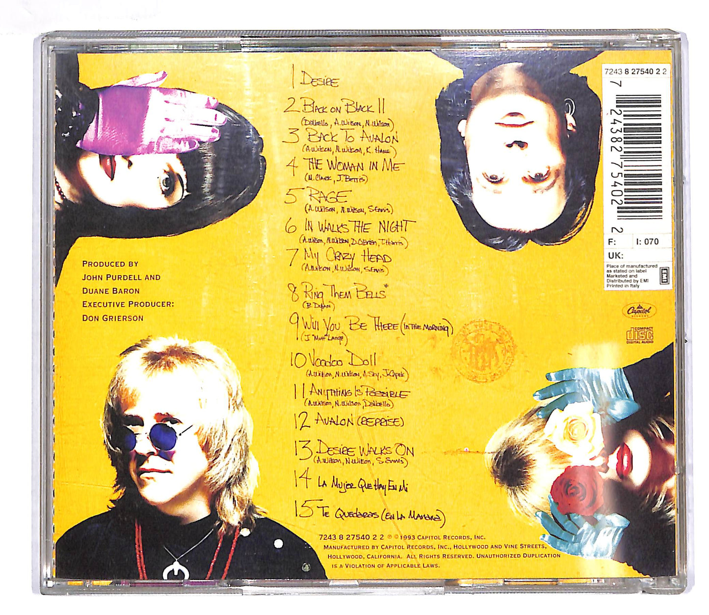 EBOND Heart - Desire Walks On CD CD043104
