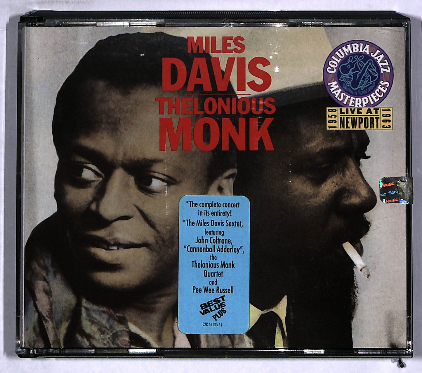 EBOND Miles Davis e Thelonious Monk - Live At Newport 1958 & 1963 CD CD043643