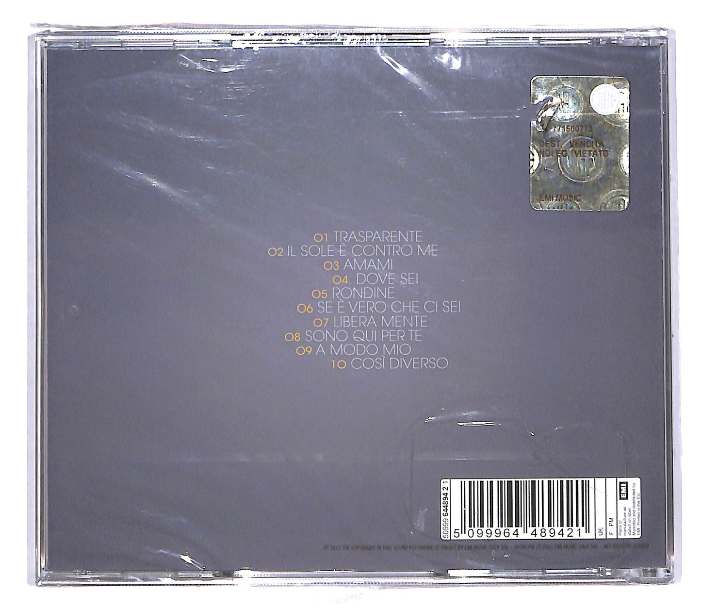 EBOND Valerio Scanu - Cosi Diverso CD CD043649