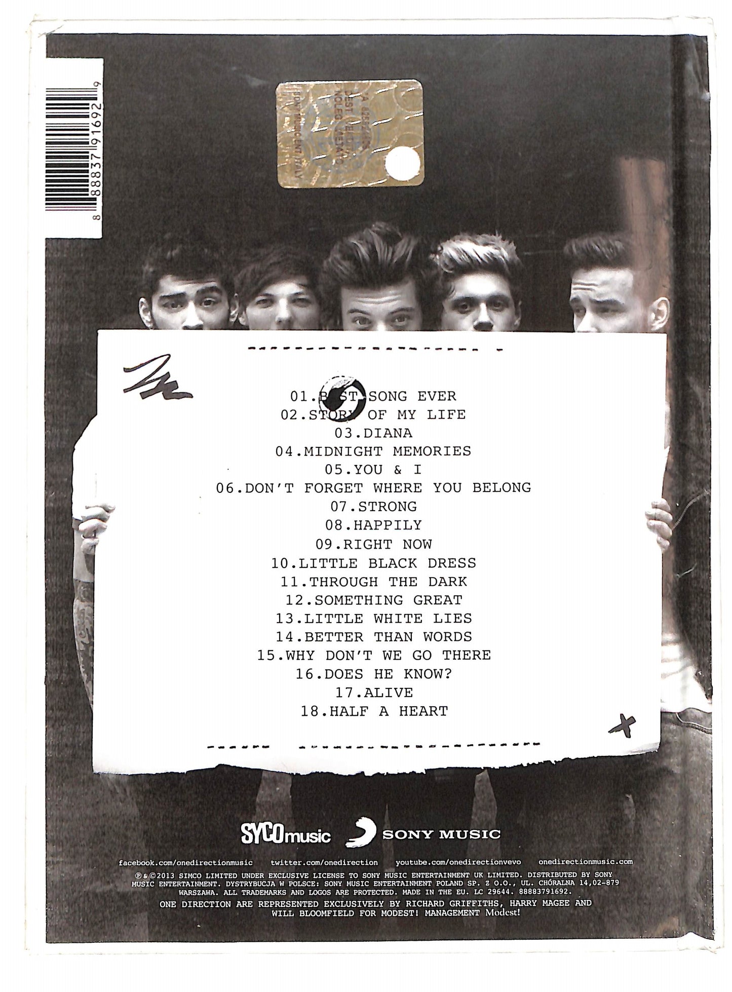 EBOND One Direction - Midnight Memories (The Ultimate Edition) CD CD044304