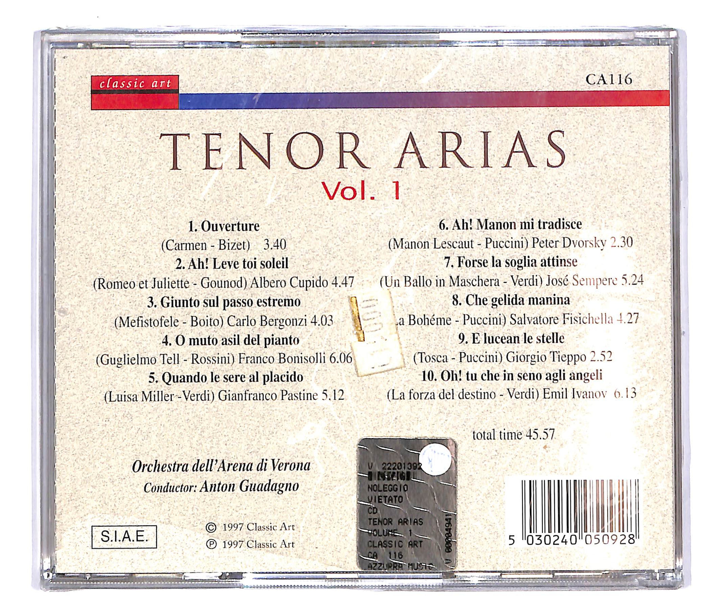 EBOND Tenor Arias vol.1 CD CD044511