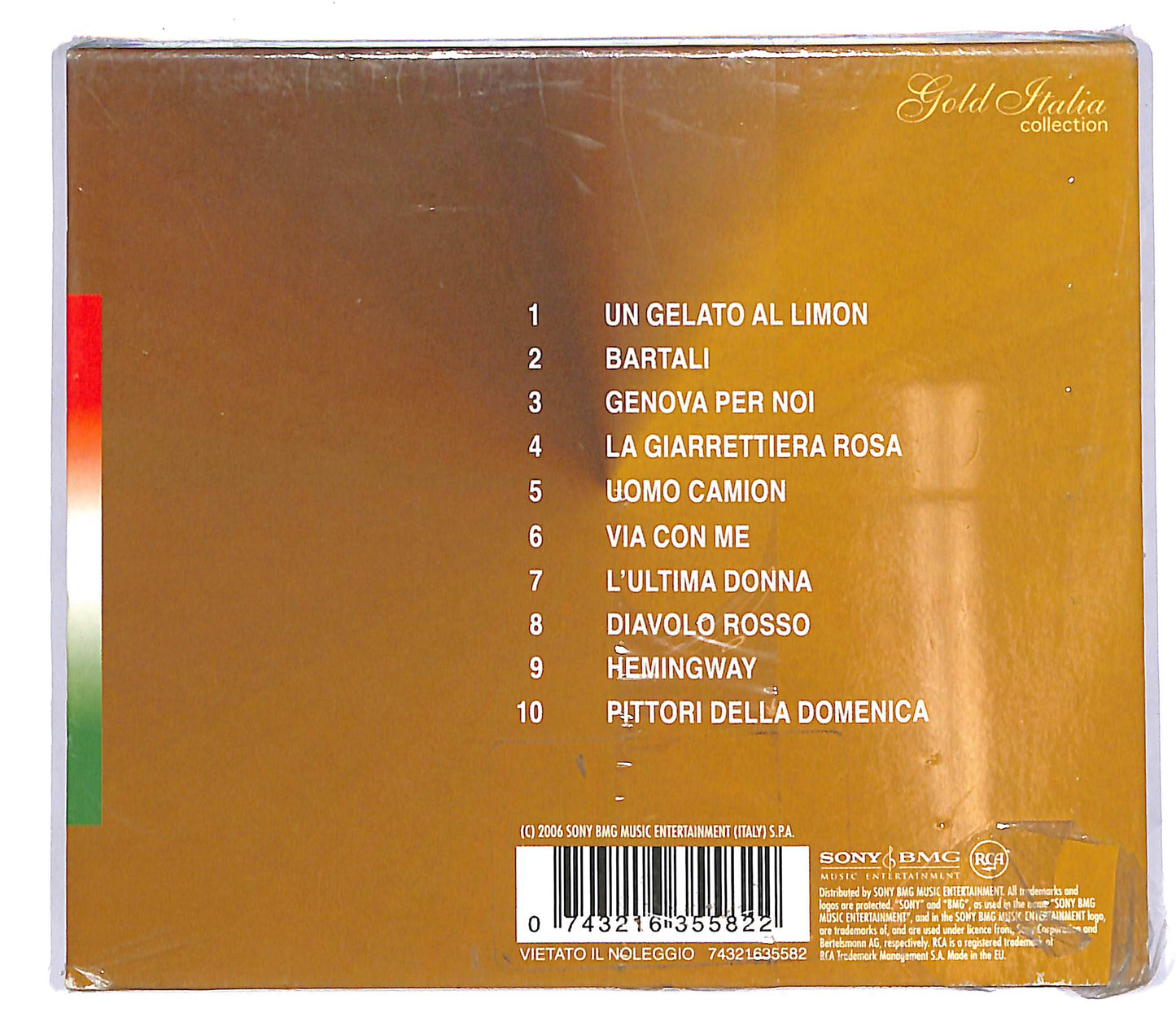 EBOND Paolo Conte - Gold Italiano Collection CD CD044522