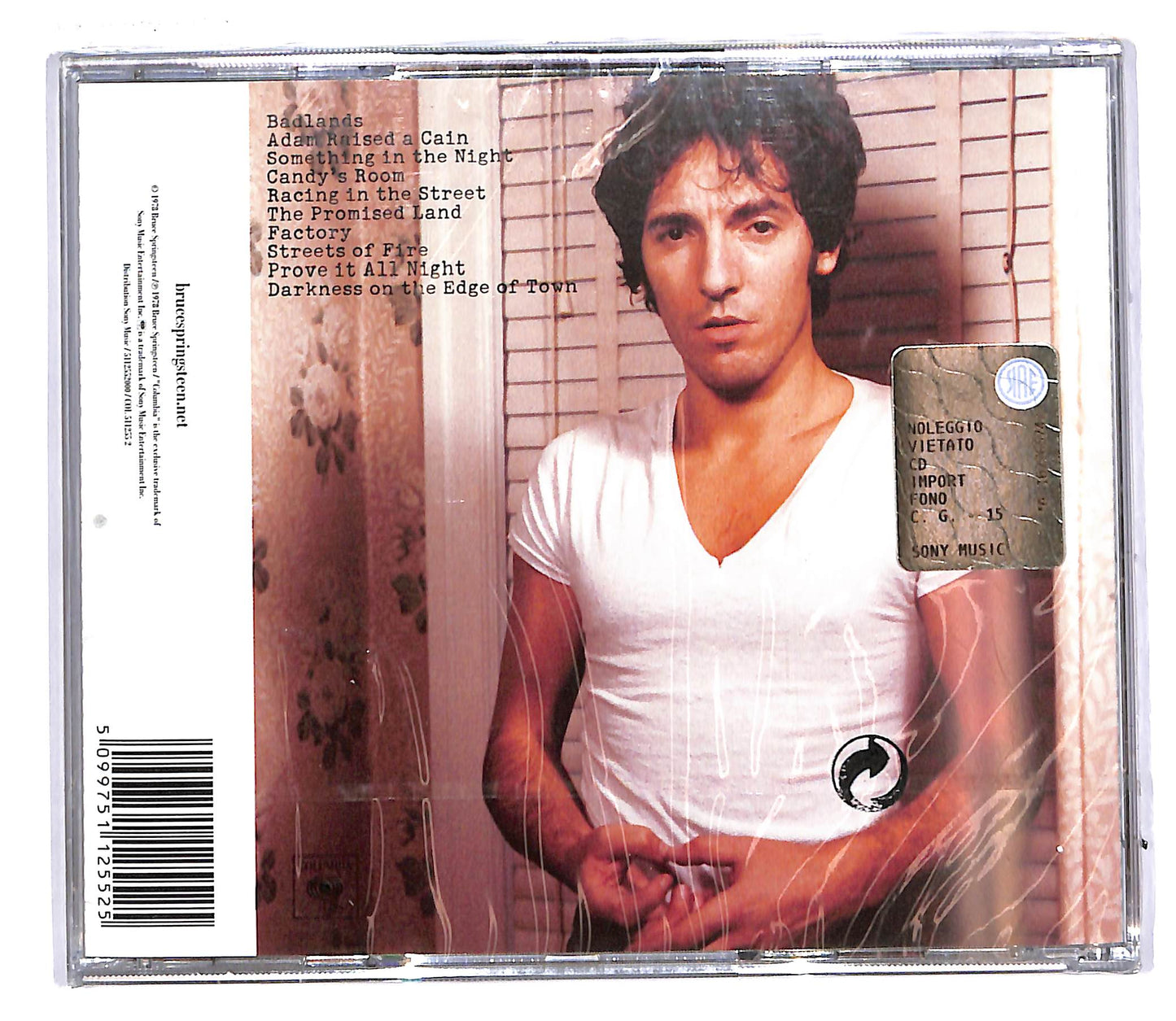 EBOND Bruce Springsteen - Darkness On The Edge Of Town CD CD044550