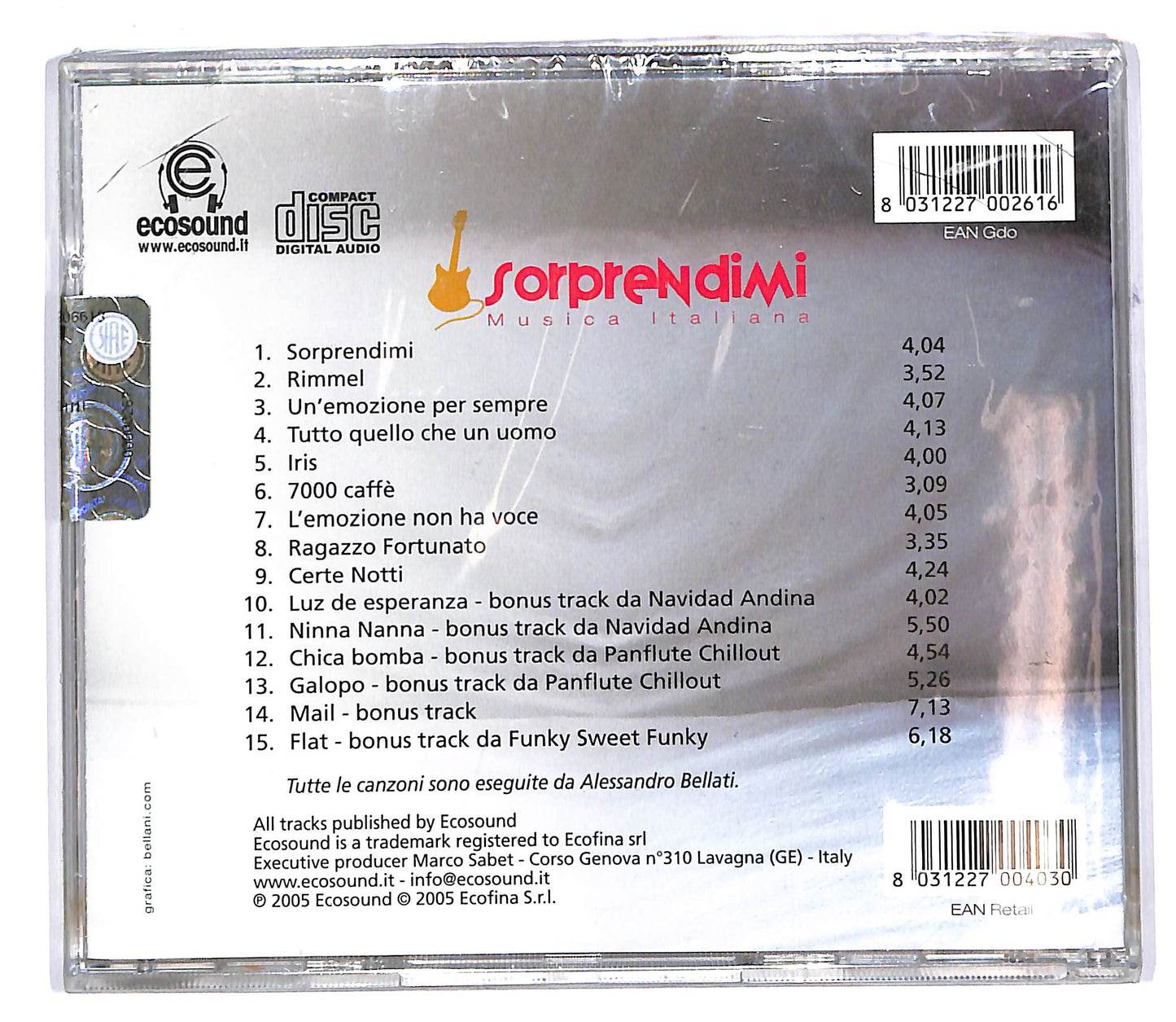 EBOND Various - Sorprendimi CD CD044712