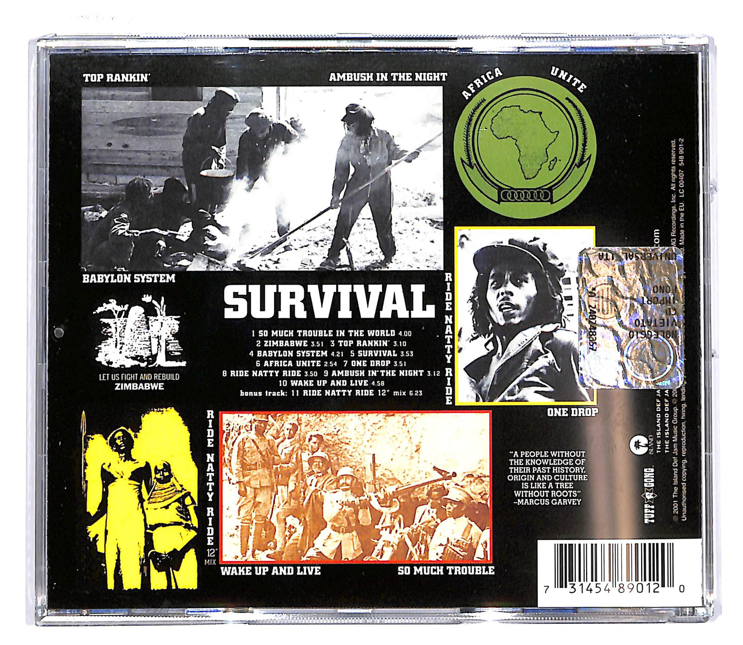 EBOND Bob Marley & The Wailers - Survival CD CD044724