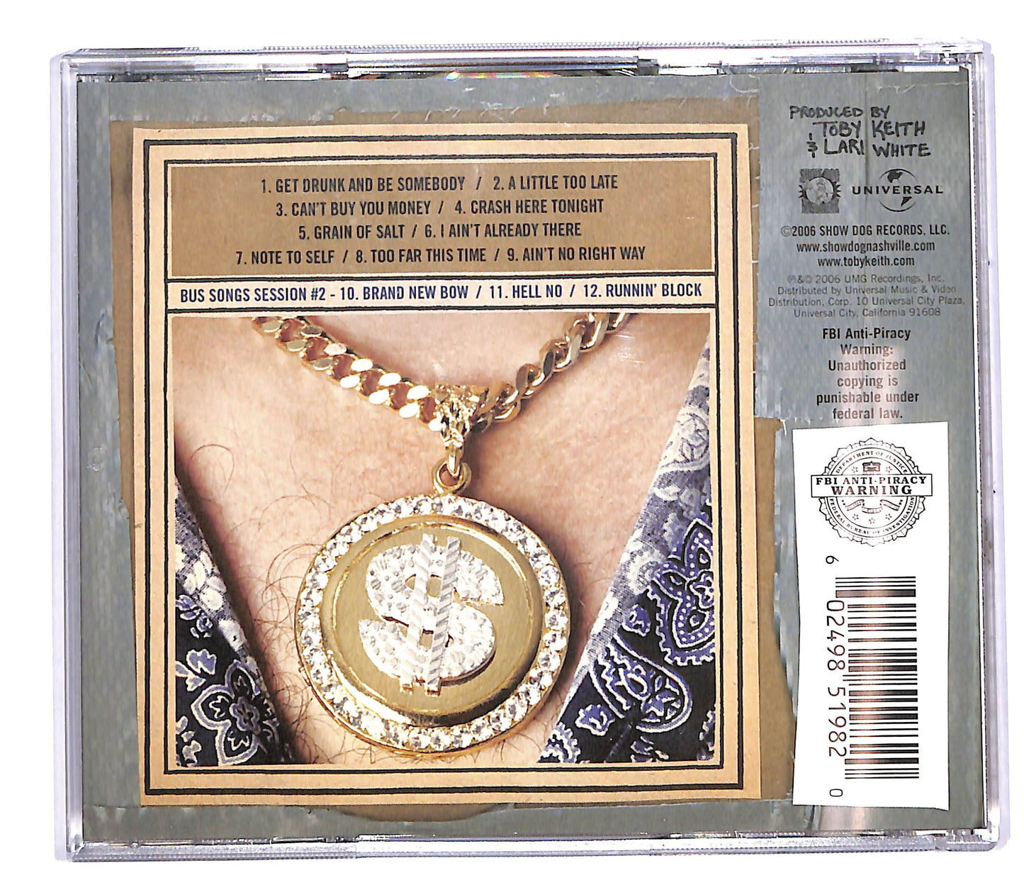 EBOND Toby Keith - White Trash With Money CD CD044742