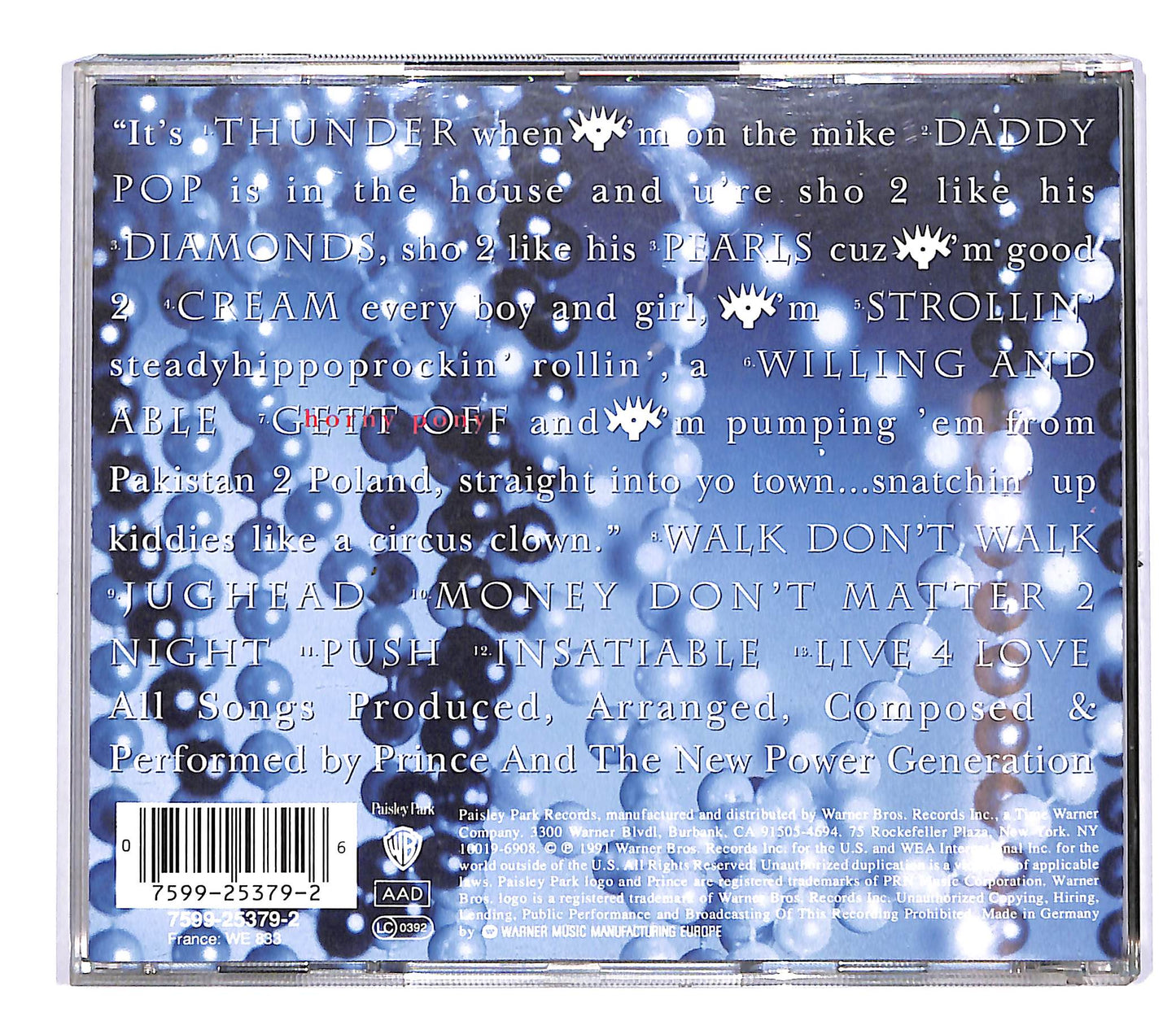 EBOND Prince and The New Power Generation - Diamonds And Pearls CD CD044748