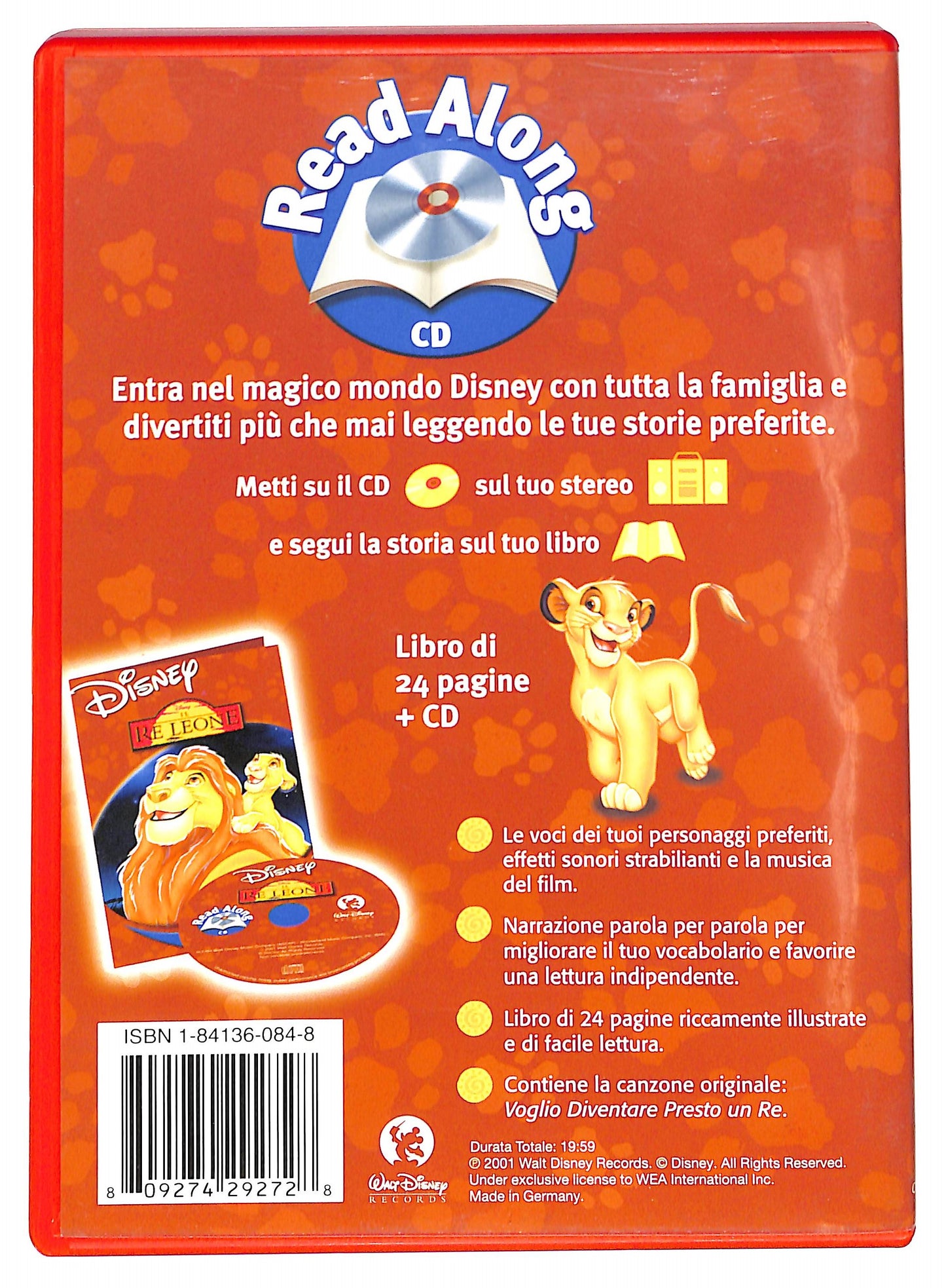 EBOND Il Re leone - Read Along + Booklet CD CD045306