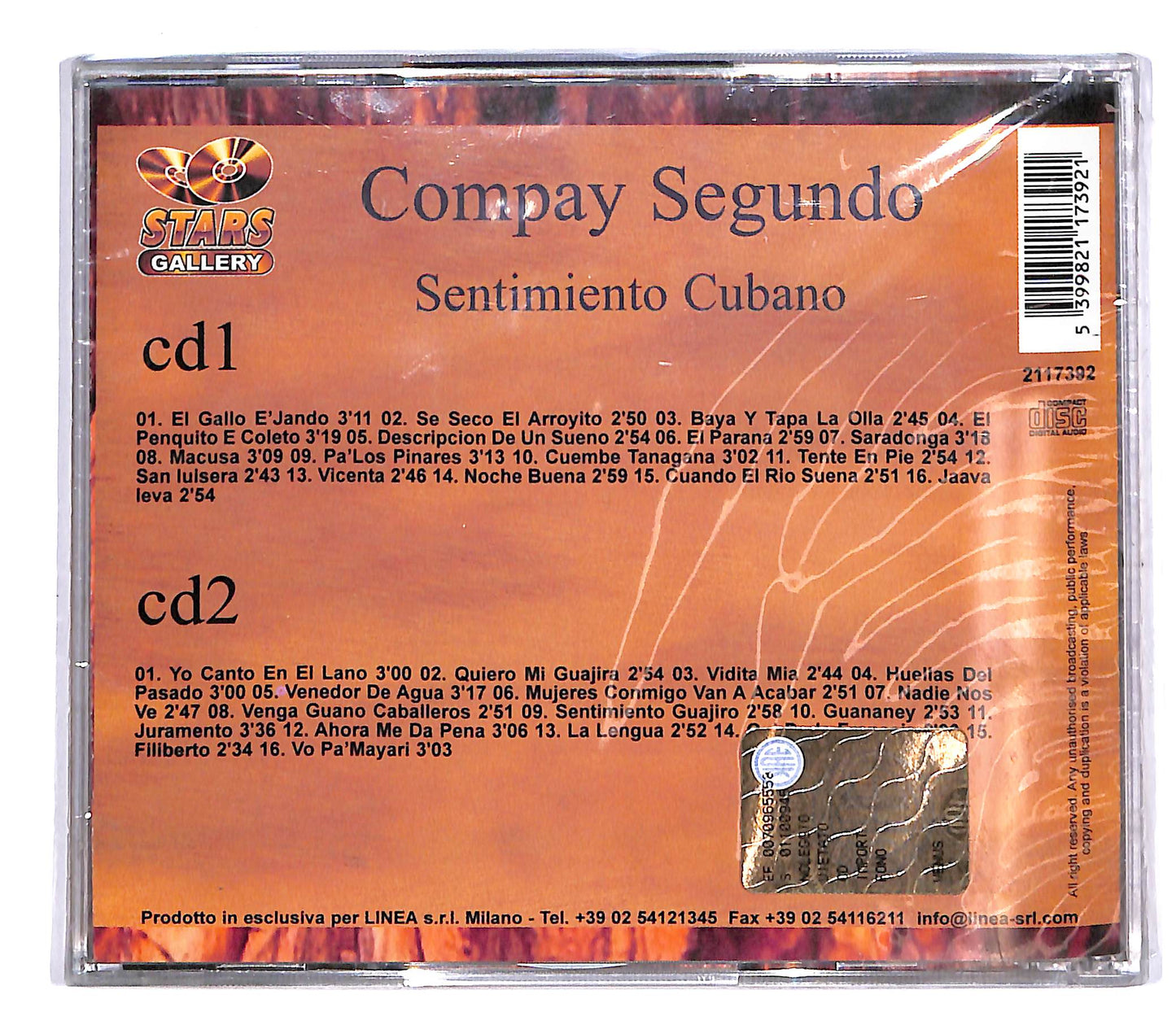 EBOND Compay Segundo - Sentimiento Cubano CD CD045440