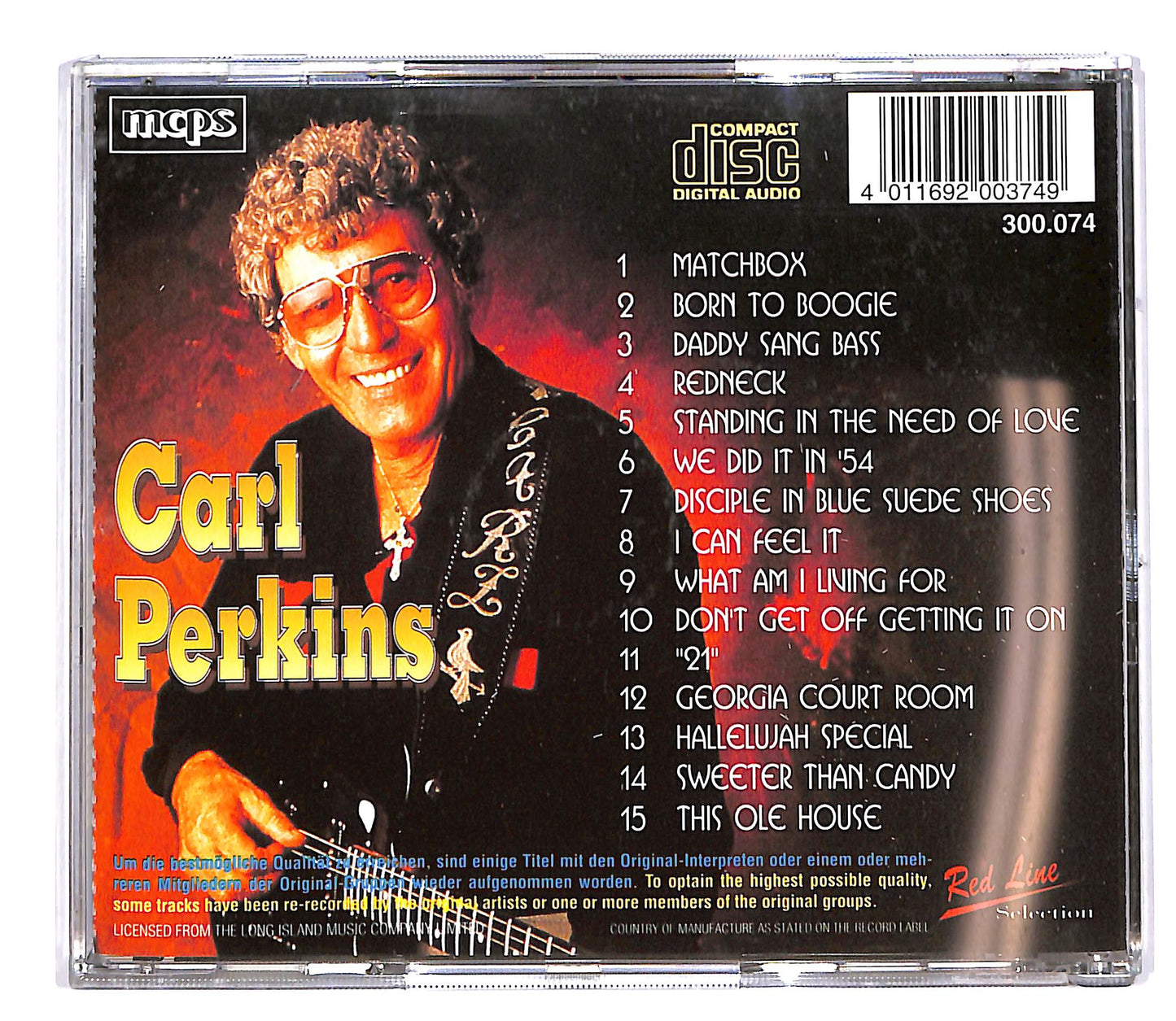 EBOND Carl Perkins - Matchbox CD CD045451