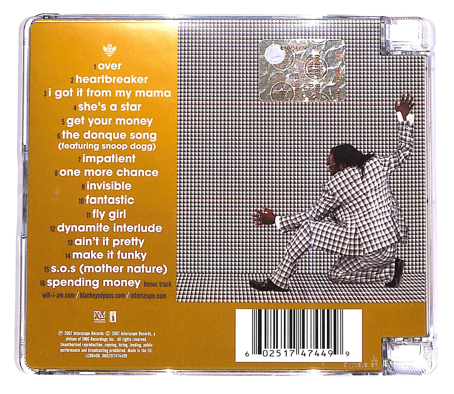 EBOND Will.I.Am* - Songs About Girls CD CD045507
