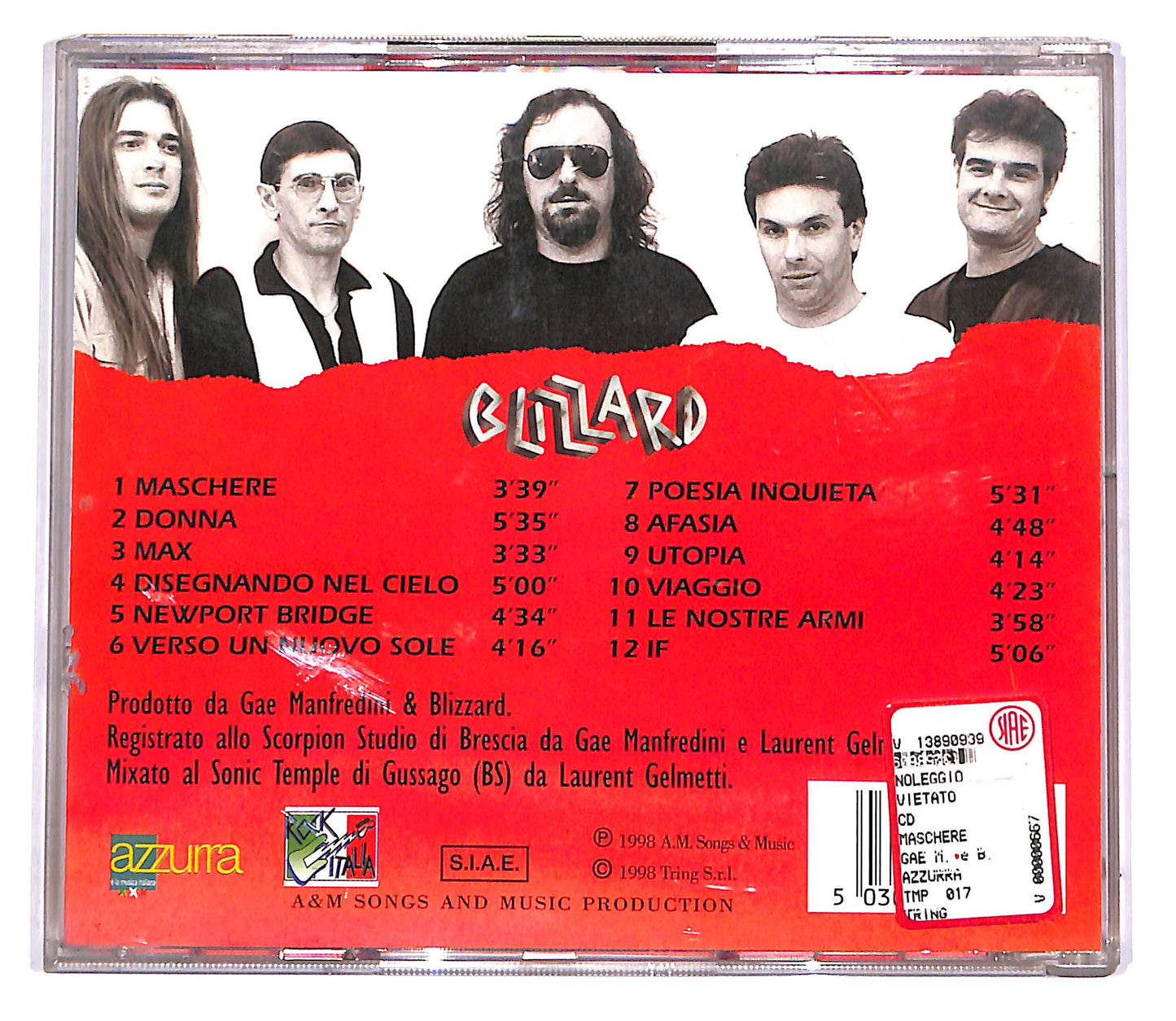 EBOND Blizzard - Maschere CD CD045510