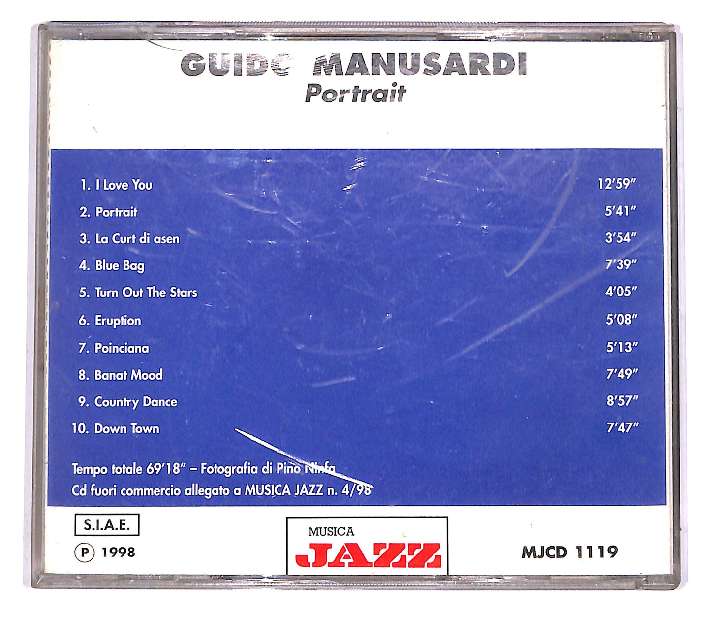 EBOND Guido Manusardi - Portrait EDITORIALE CD CD045511