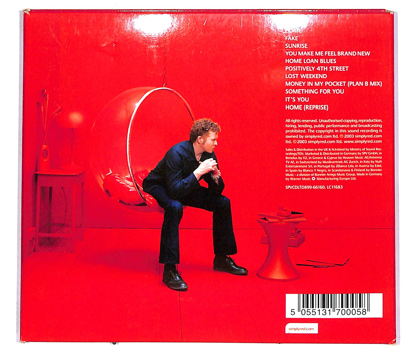 EBOND Simply Red - Home CD CD045547