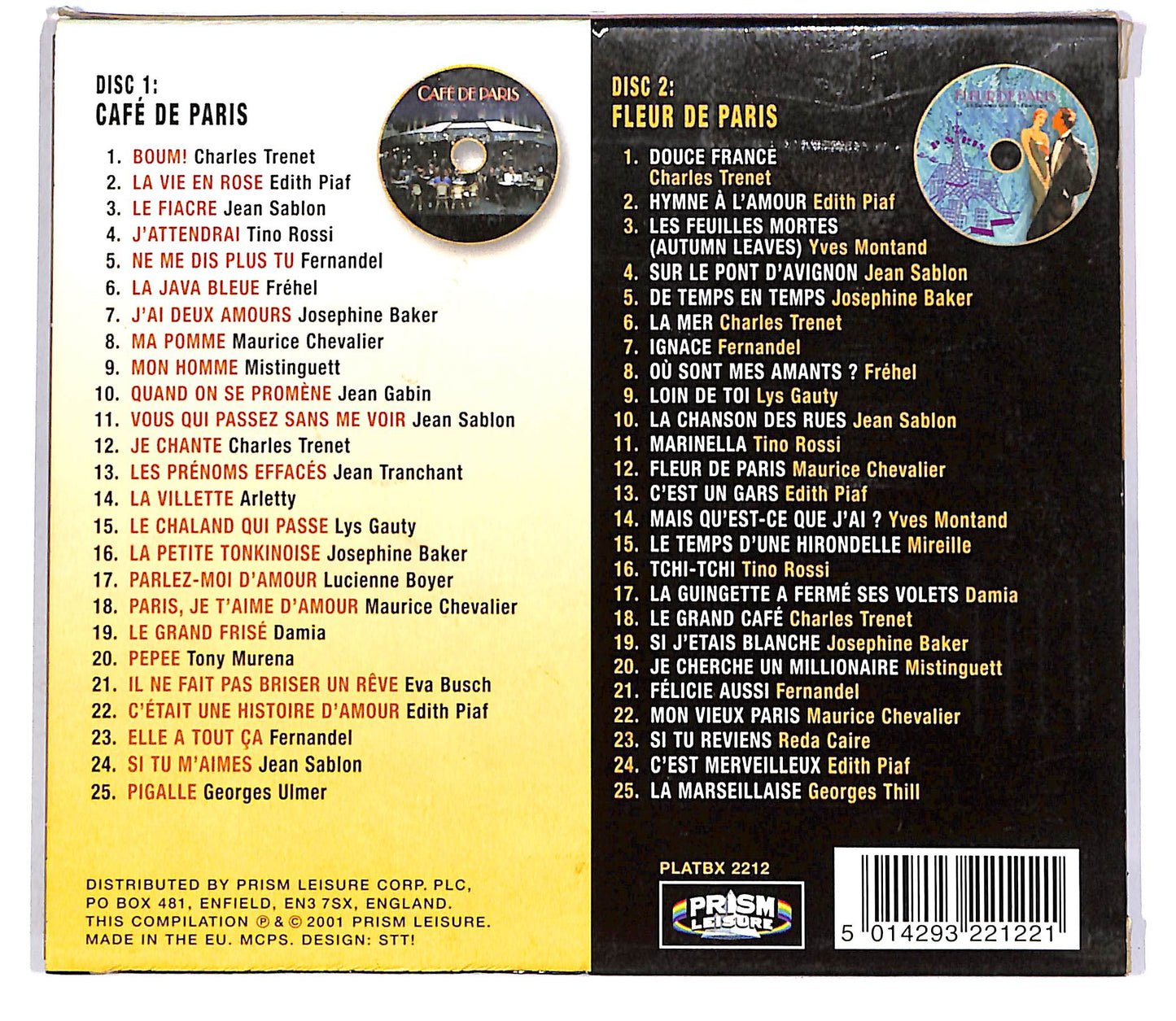 EBOND Various - Cafe De Paris (2 dischi) CD CD045602