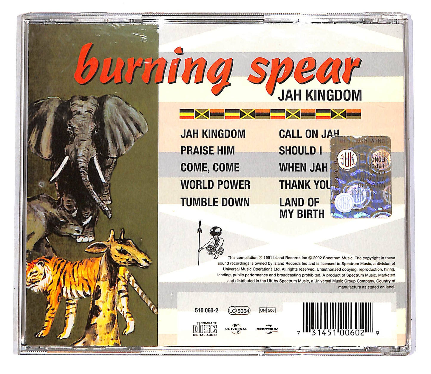 EBOND Burning Spear - Jah Kingdom CD CD045661