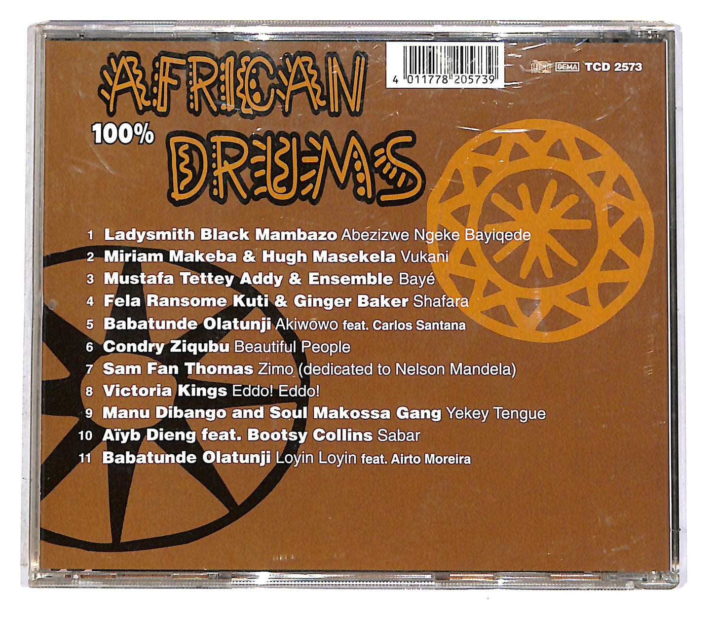 EBOND Various - 100% African Drums CD CD045758