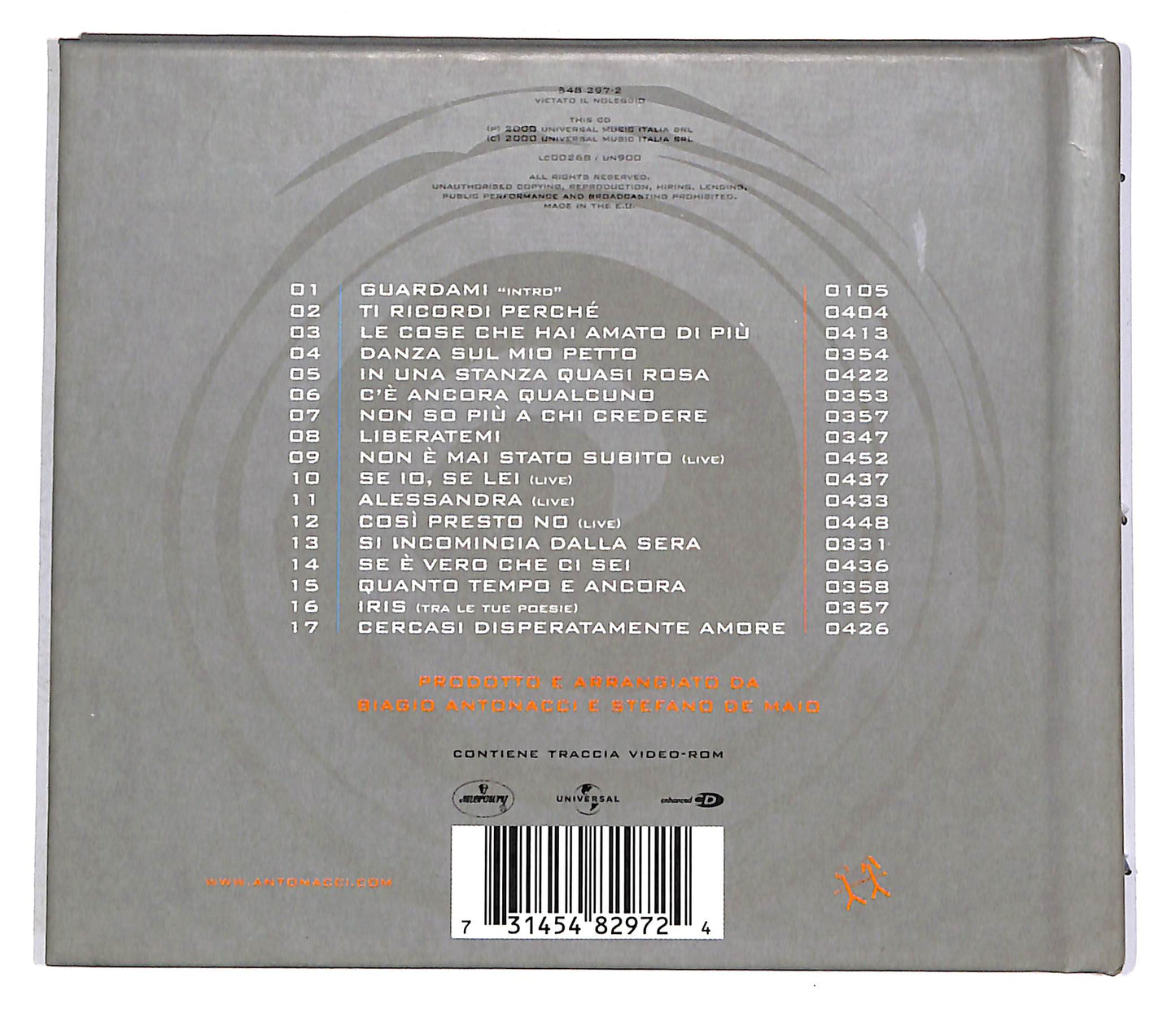 EBOND Biagio Antonacci - Tra Le Mie Canzoni CD CD045852