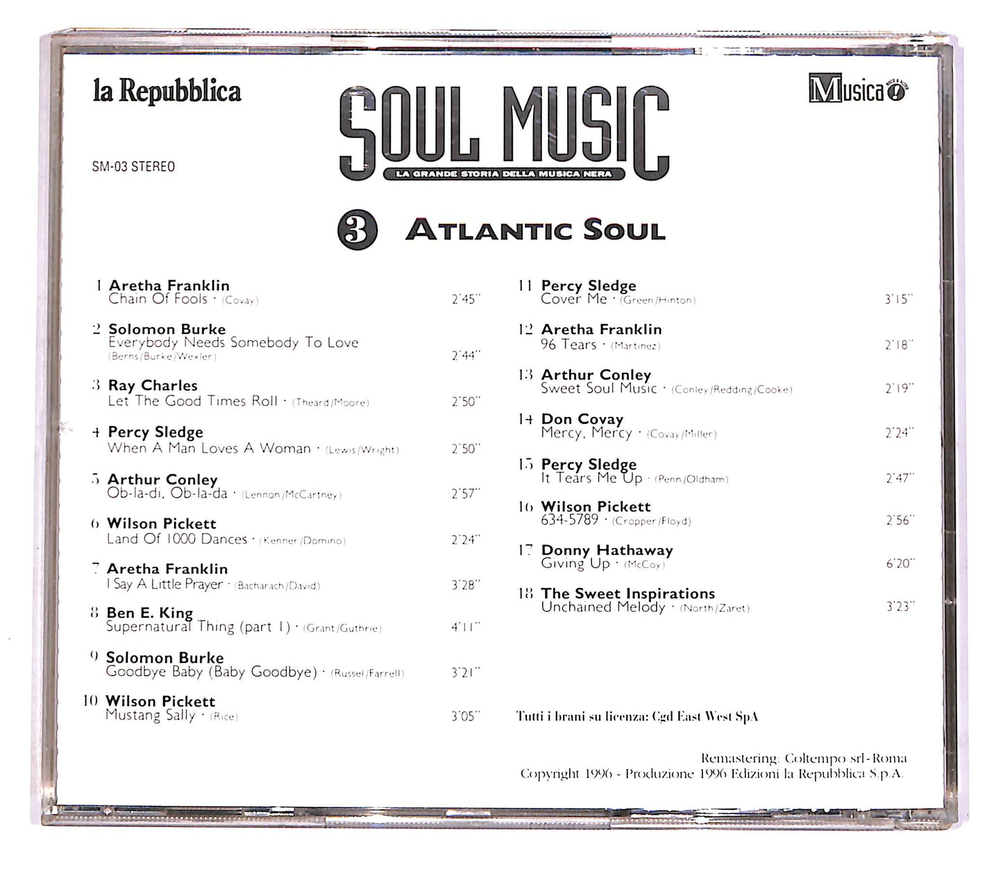 EBOND Various - Atlantic Soul Vol. 3 EDITORIALE CD CD046044