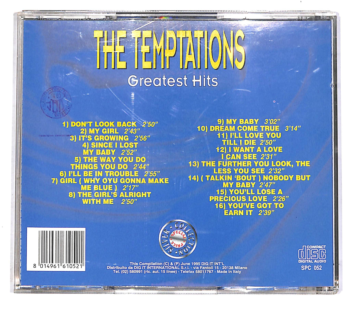 EBOND The Temptations - Greatest Hits CD CD046058