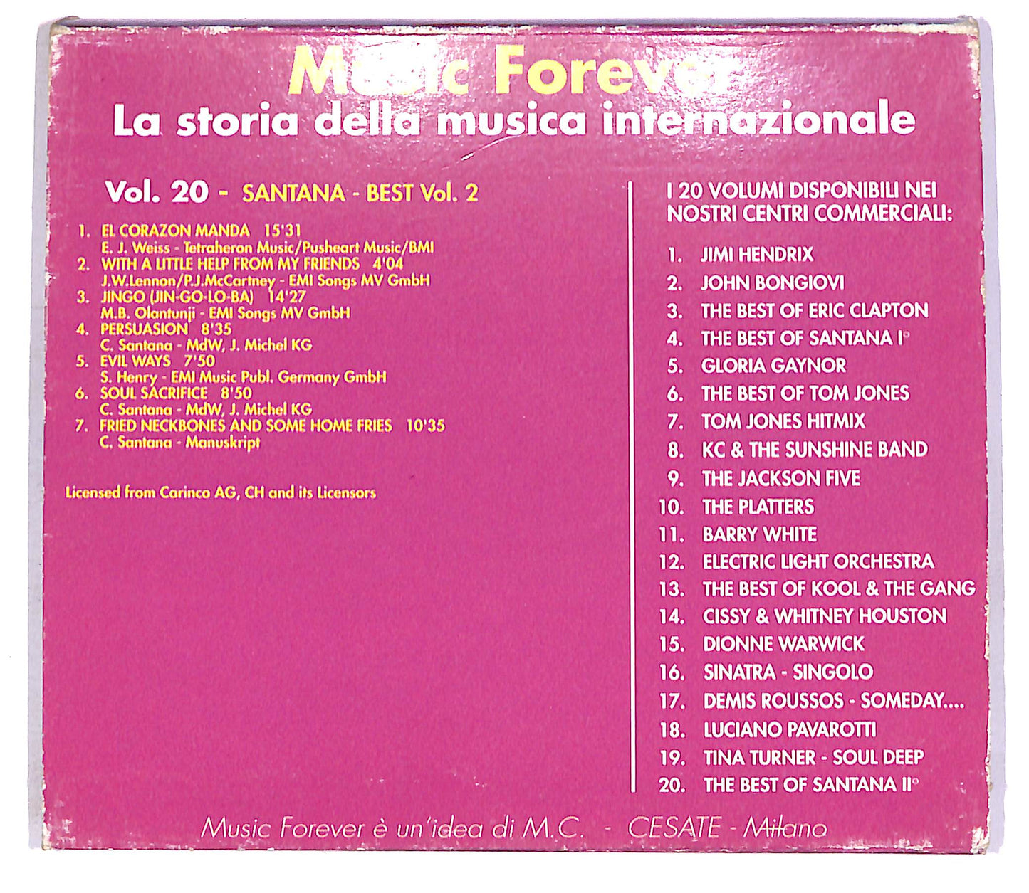 EBOND Santana - The Best Vol. 2 CD CD046148