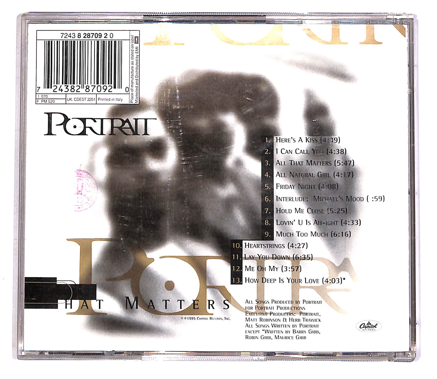 EBOND Portrait - All That Matters CD CD046451