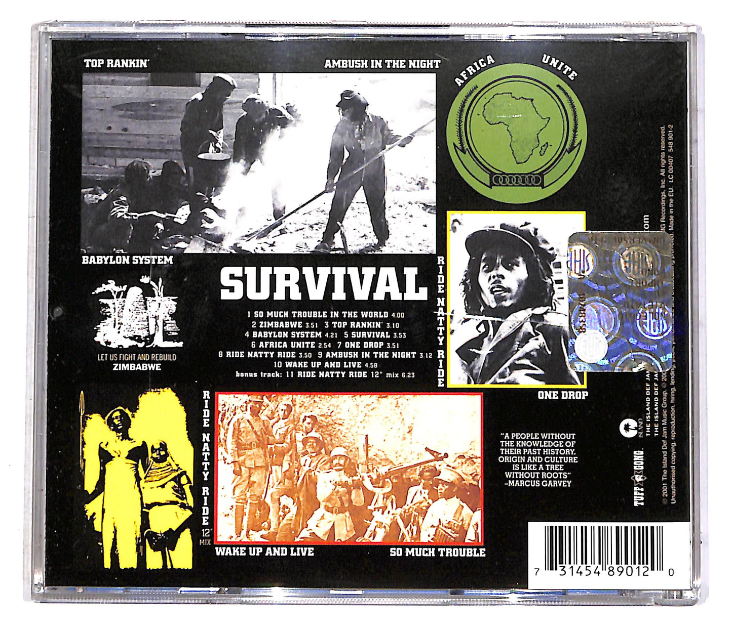 EBOND Bob Marley & The Wailers - Survival CD CD046753