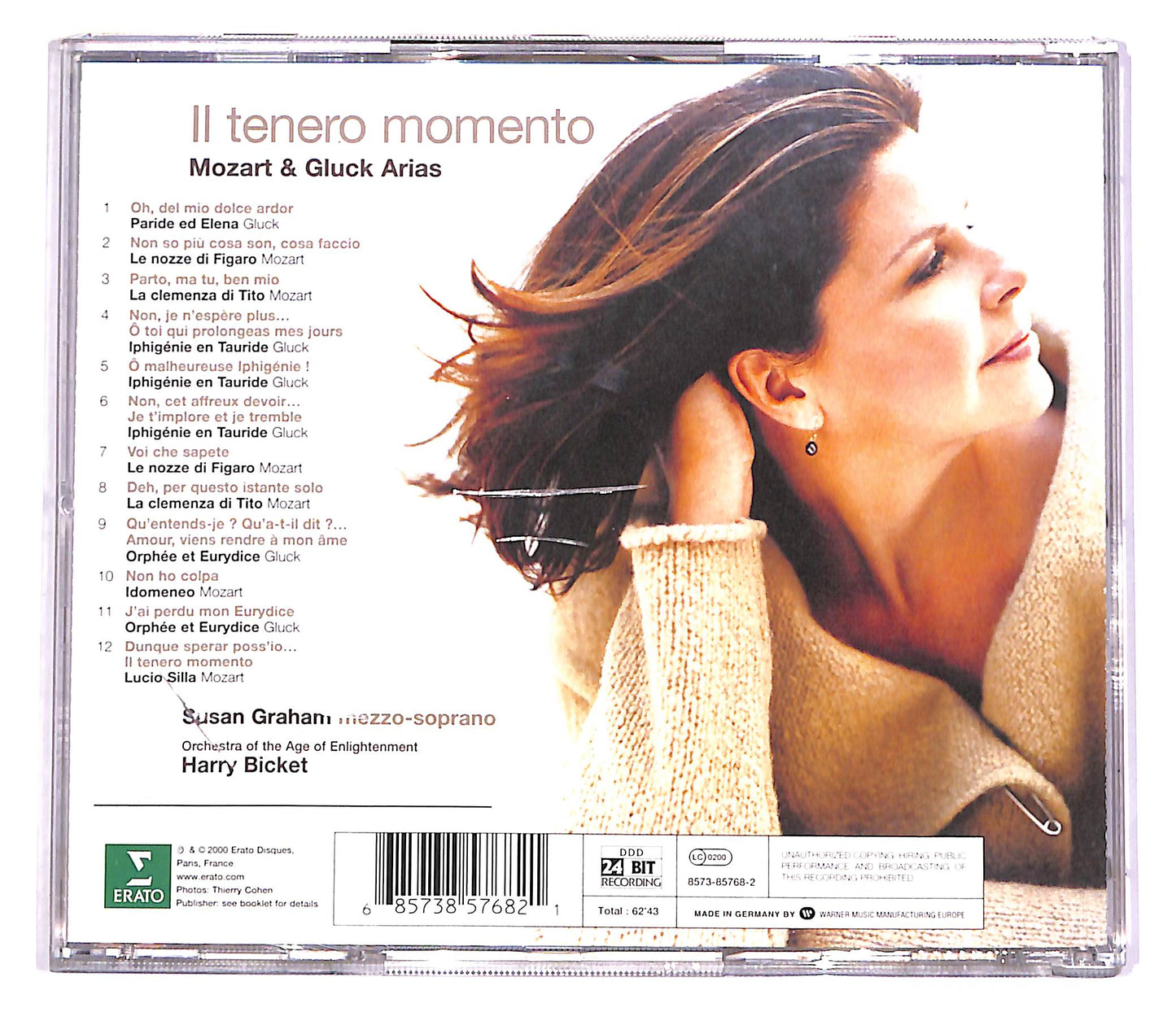 EBOND Susan Graham - Il Tenero Momento - Mozart & Gluck Arias CD CD046838