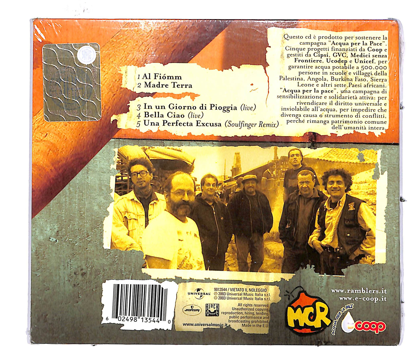 EBOND Modena City Ramblers - Gocce CD CD047720