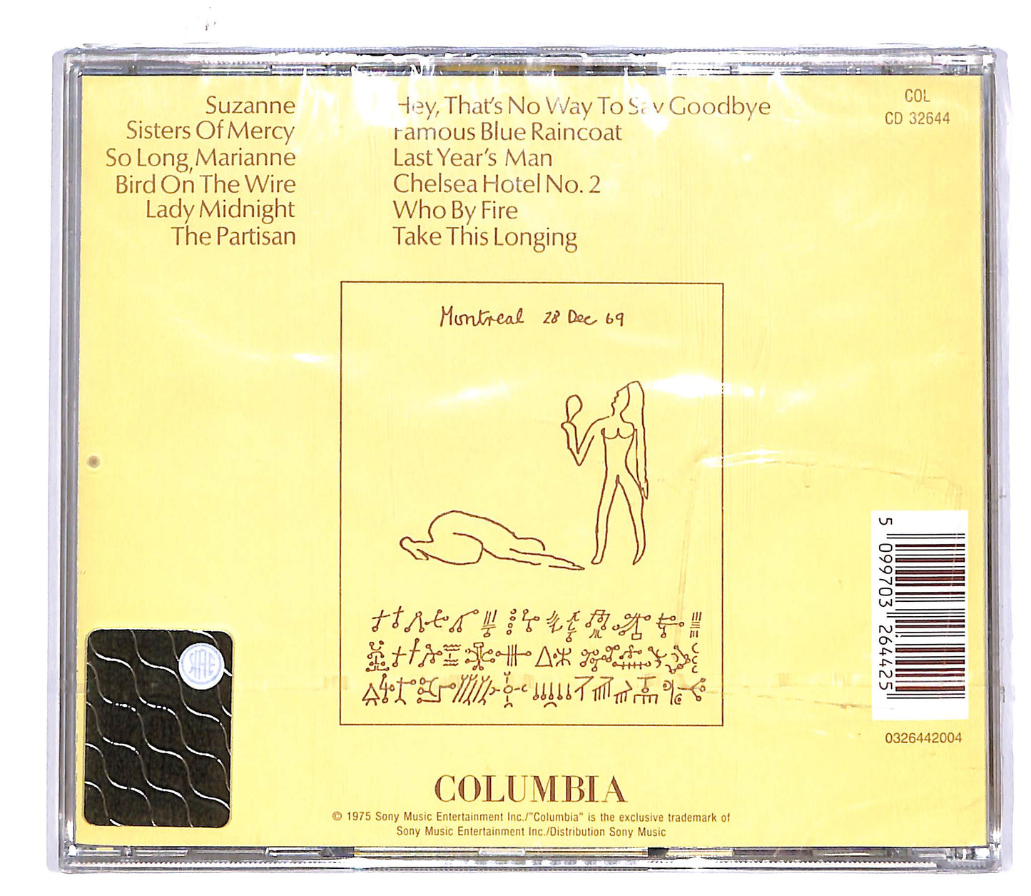EBOND Leonard Cohen - Greatest Hits CD CD047738