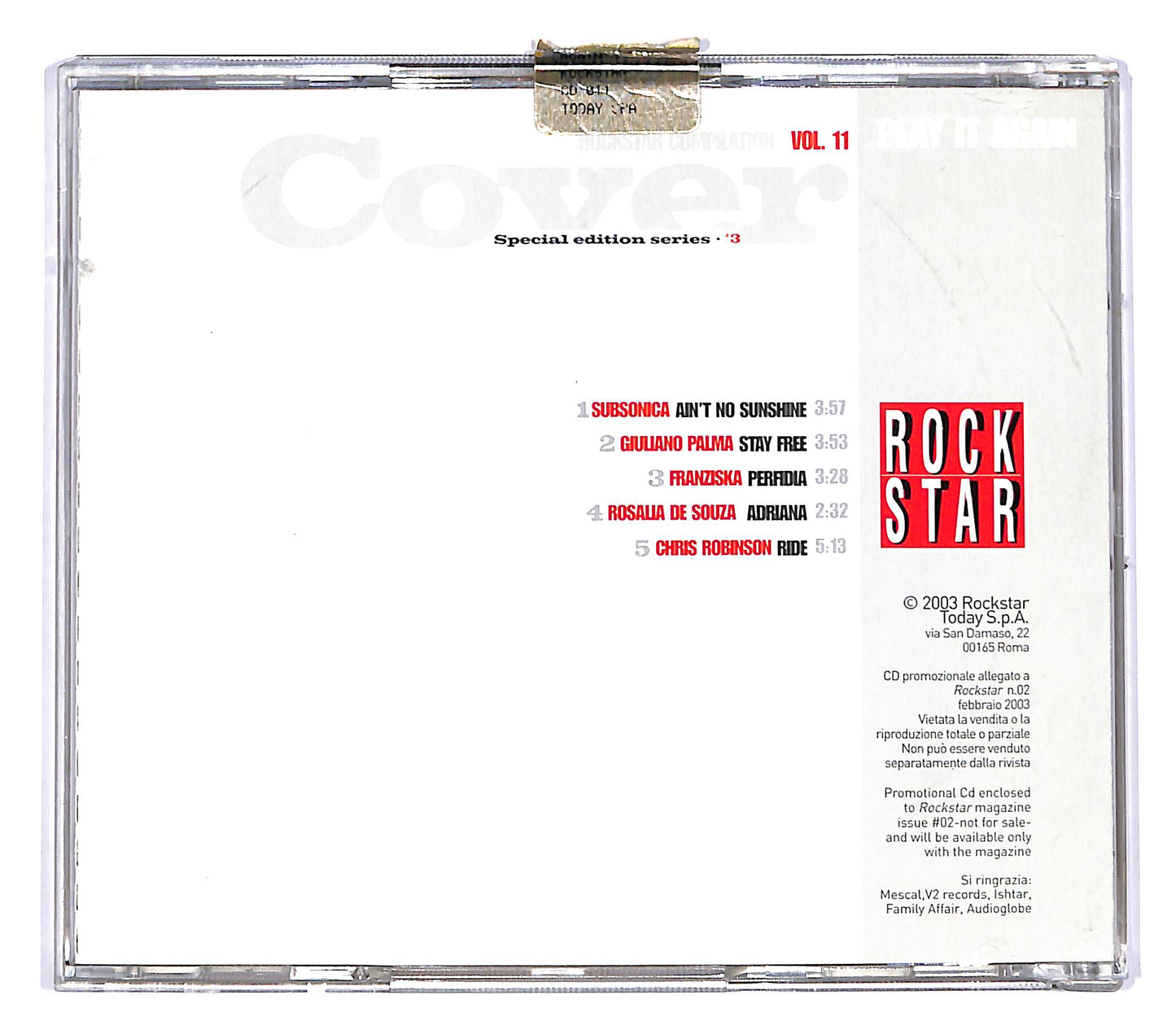 EBOND Various - Rockstar Compilation Vol. 11 EDITORIALE CD CD048010