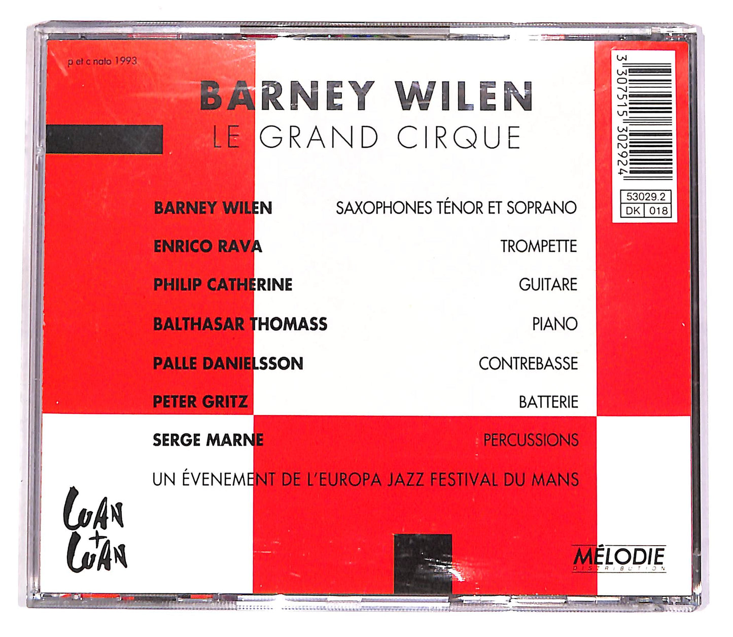 EBOND Barney Wilen - Le Grand Cirque CD CD063045