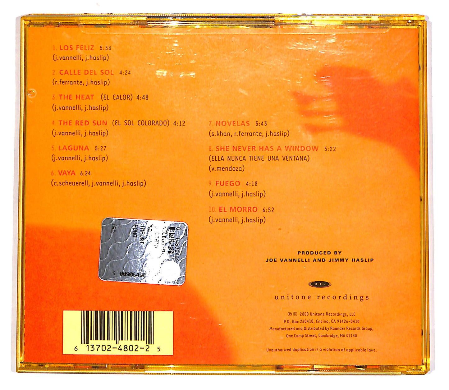 EBOND Jimmy Haslip - Red Heat CD CD063142