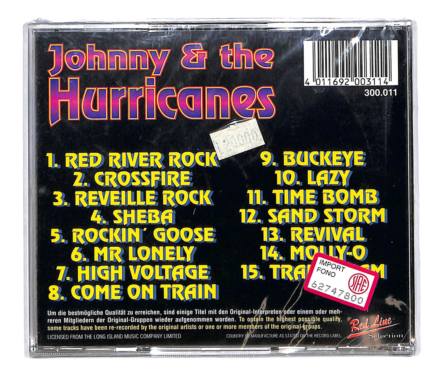 EBOND Johnny And The Hurricanes - Red River Rock CD CD064644