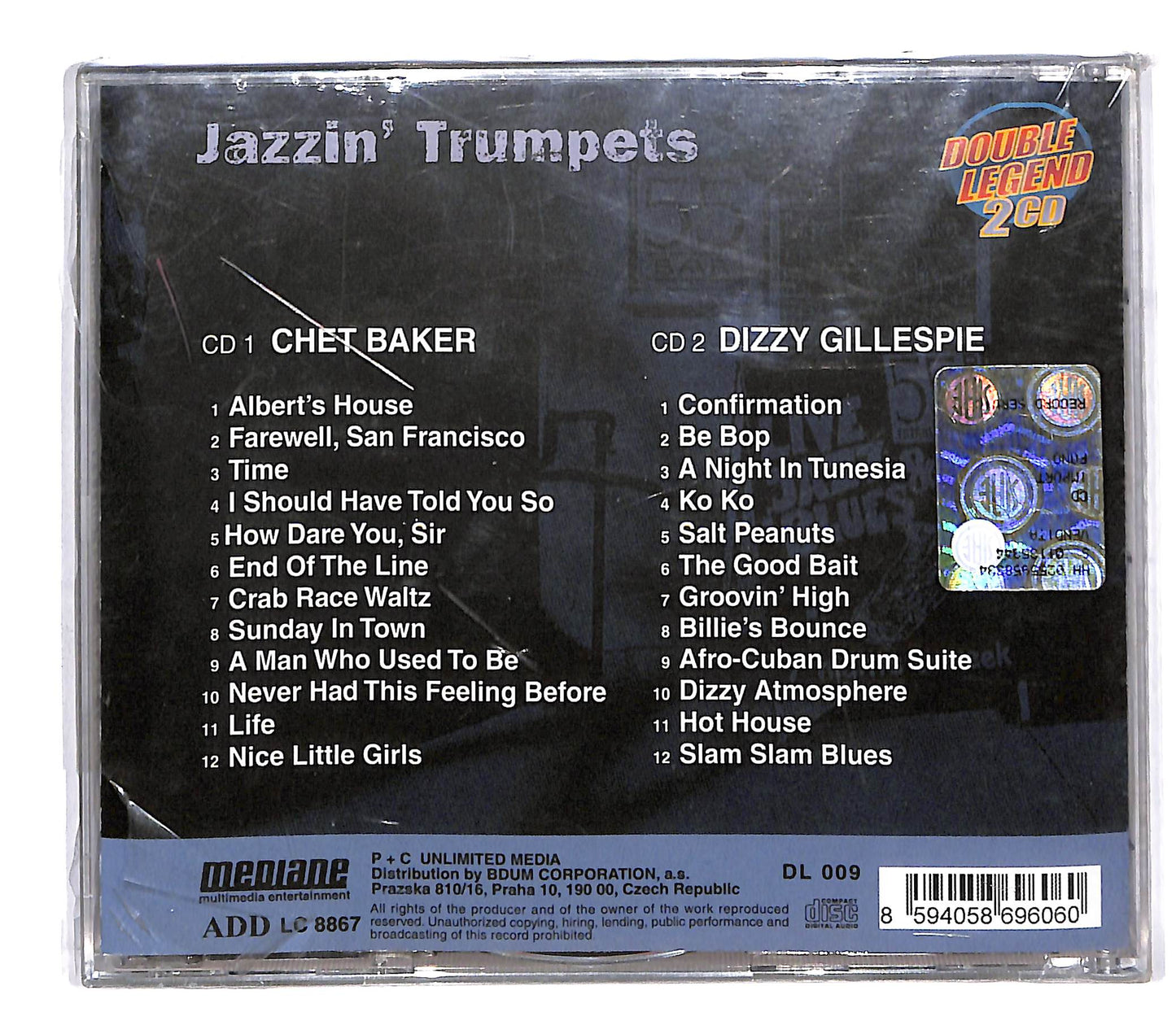 EBOND Chet Baker Dizzy Gillespie - Jazzin' Trumpets CD CD064702