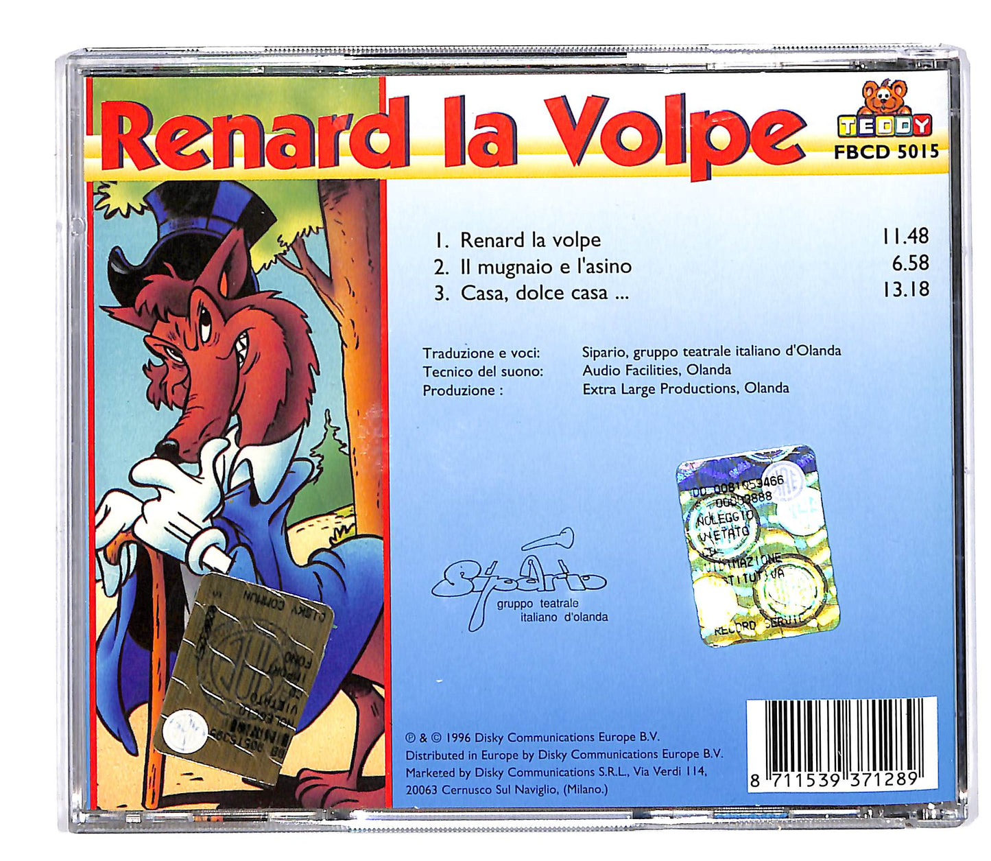 EBOND Variours - Renard la Volpe CD CD064709
