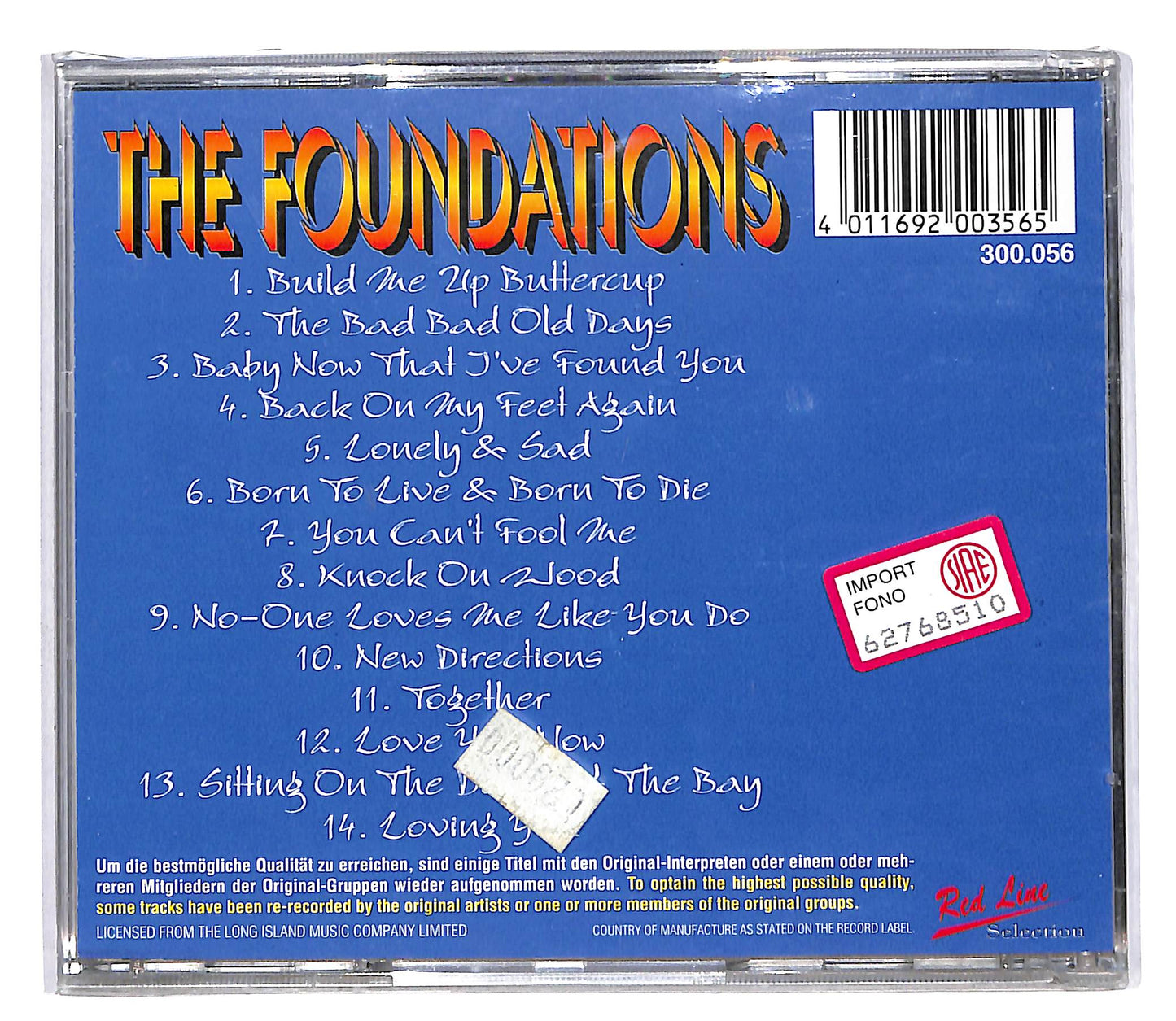 EBOND The Foundations - Greatest Hits CD CD064718