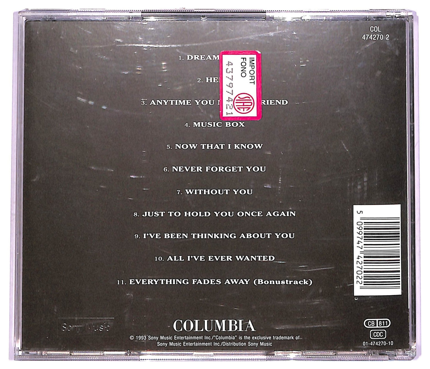 EBOND Mariah Carey - Music Box CD CD069006