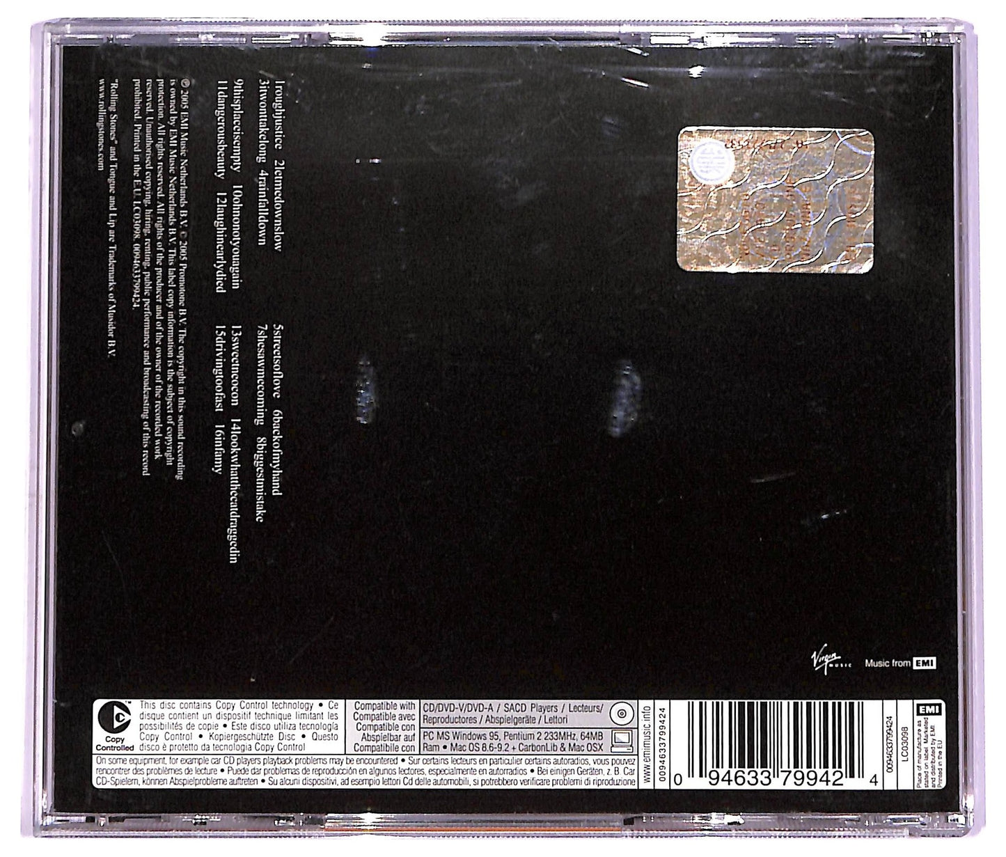 EBOND The Rolling Stones - A Bigger Bang CD CD069034