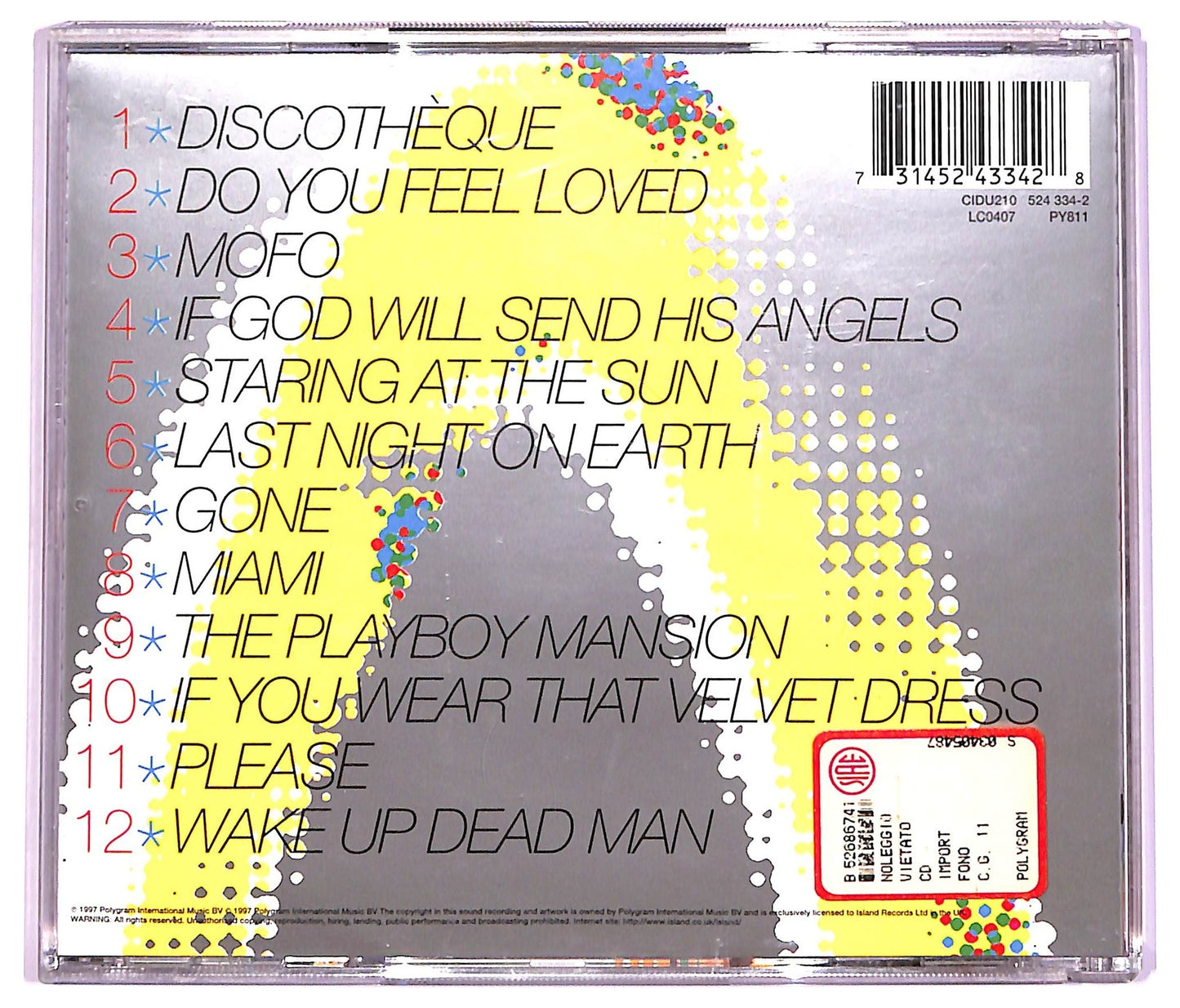 EBOND U2 - Pop CD CD069113