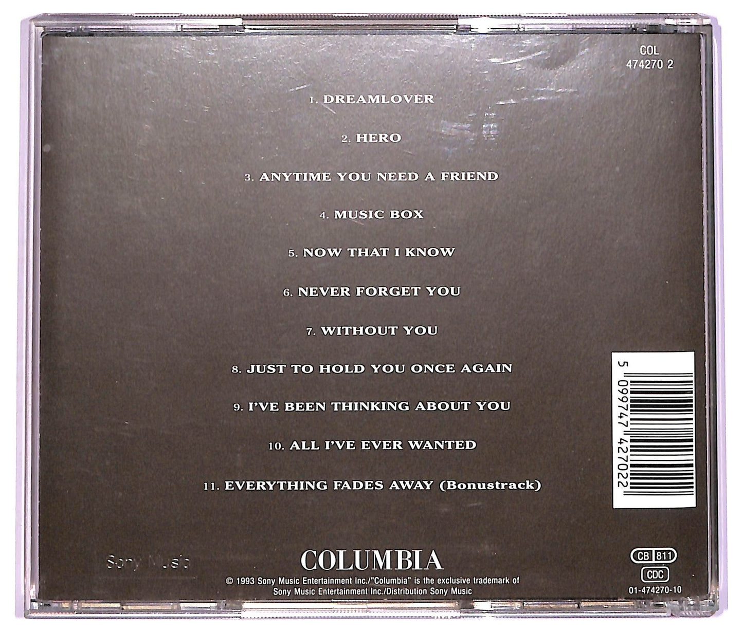 EBOND Mariah Carey - Music Box CD CD069311