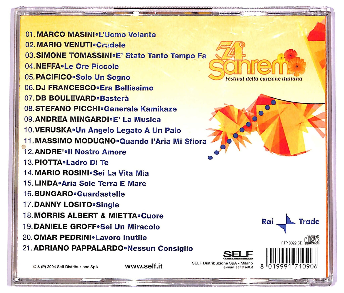 EBOND Various - 54, Sanremo CD CD069651