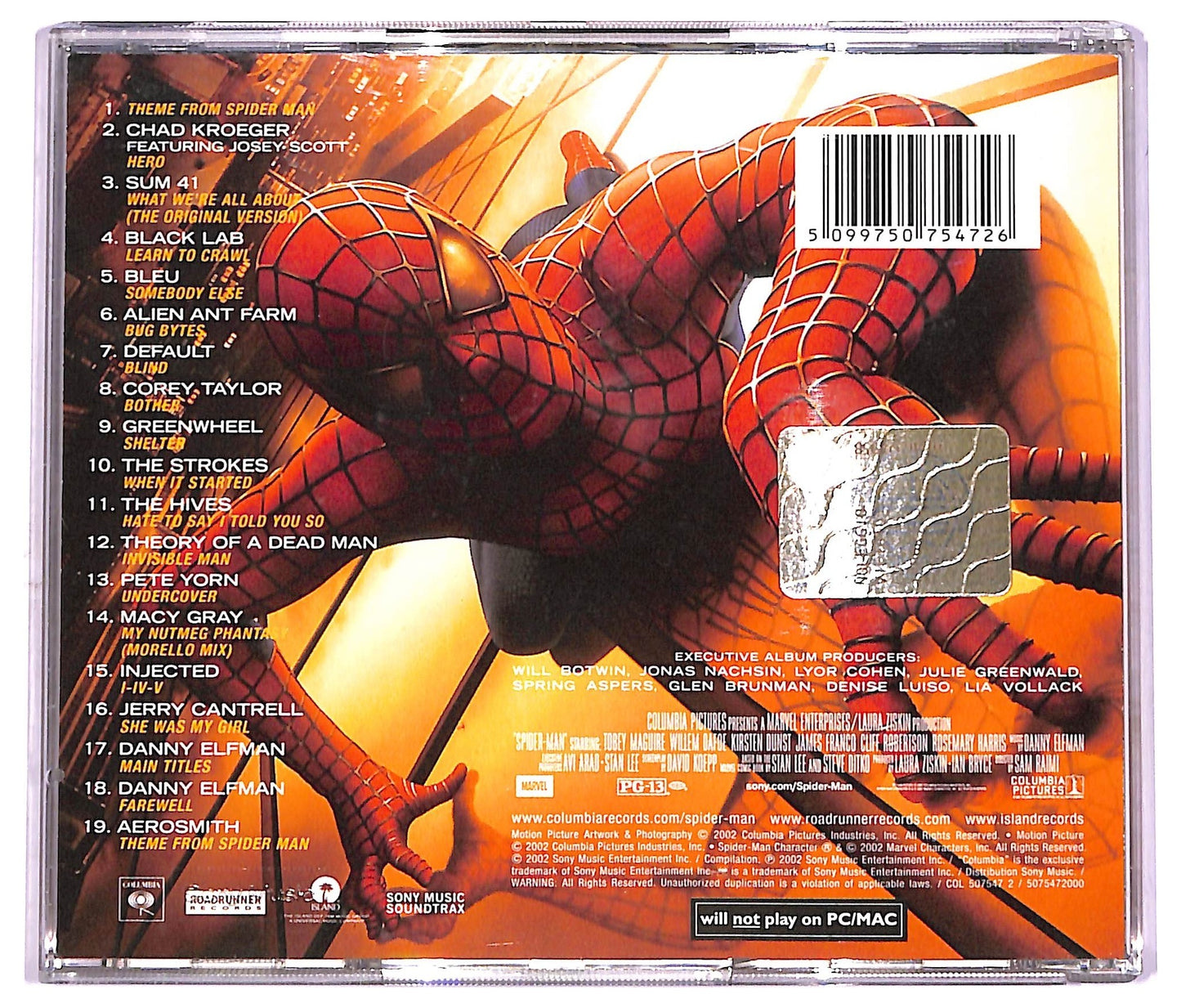 EBOND Various - Music From And Inspired By Spider-man CD CD070020