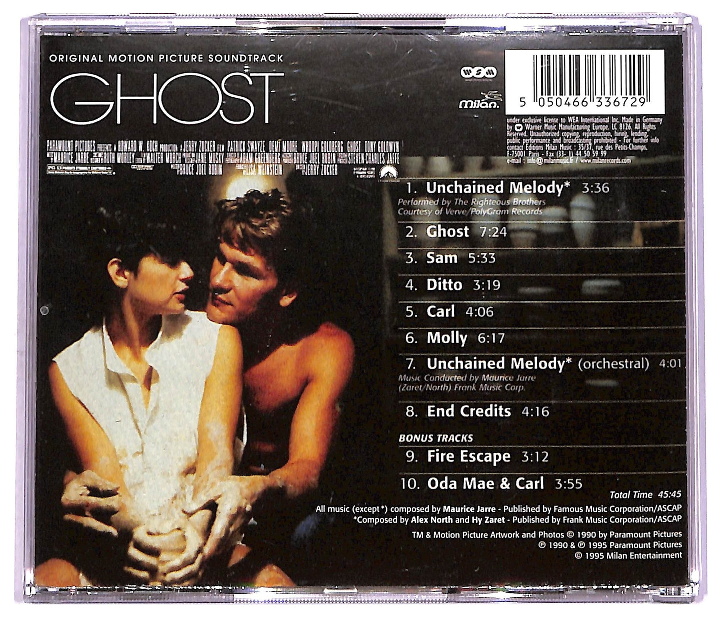 EBOND Maurice Jarre - Ghost CD CD070047