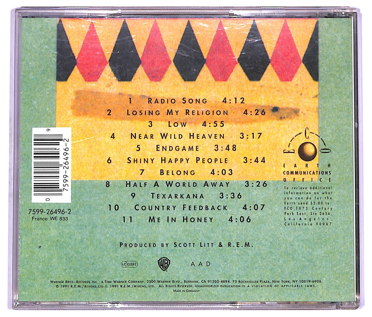 EBOND R.E.M. - Out Of Time CD CD070818