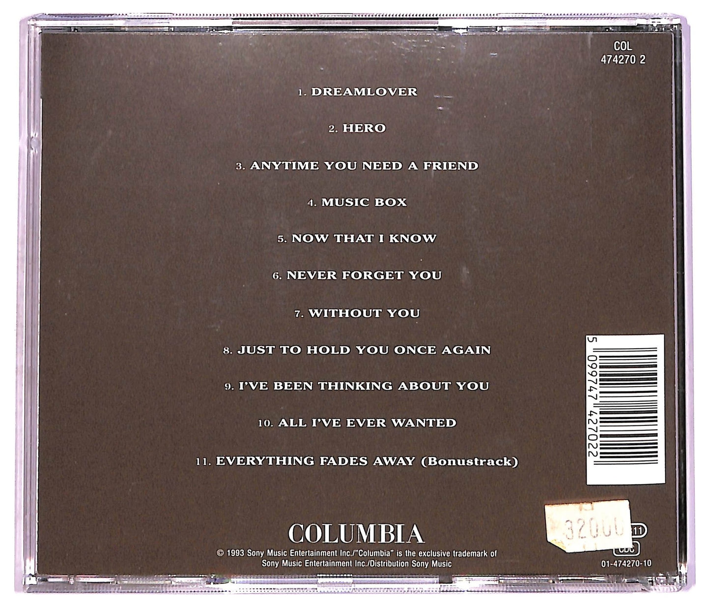 EBOND Mariah Carey - Music Box CD CD071232