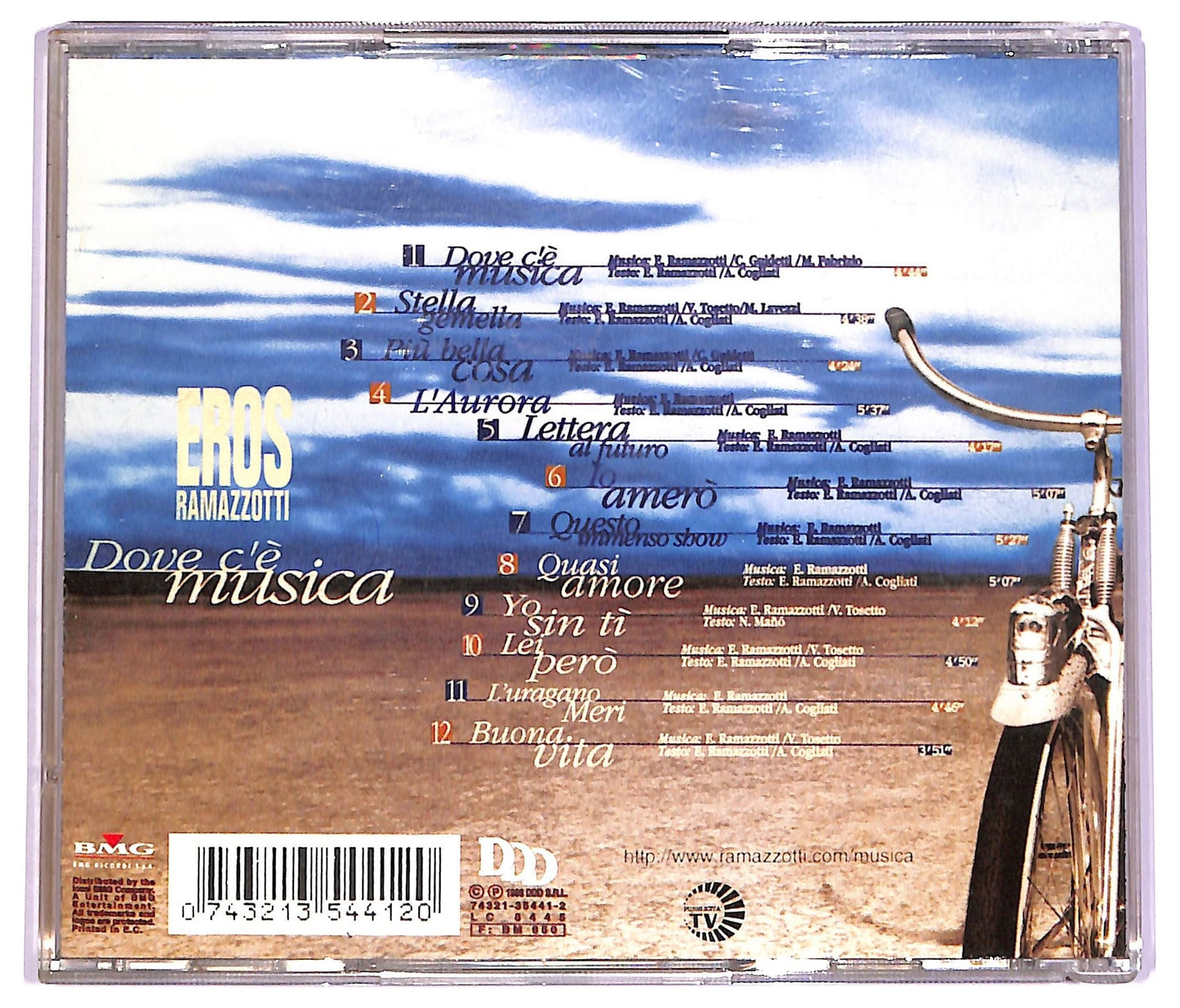 EBOND Eros Ramazzotti - Dove C'e Musica CD CD071444