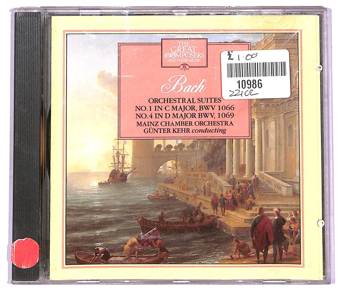 EBOND Bach Mainz Chamber Orchestra Gunter Kehr - Orchestral Suites ALBUM EDITORIALE JEWEL CASE CD CD072043