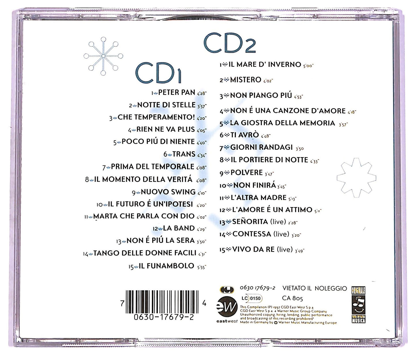 EBOND Enrico Ruggeri - Antologia (Millenovecentottantuno - Millenovecentonovantasei) CD CD072205