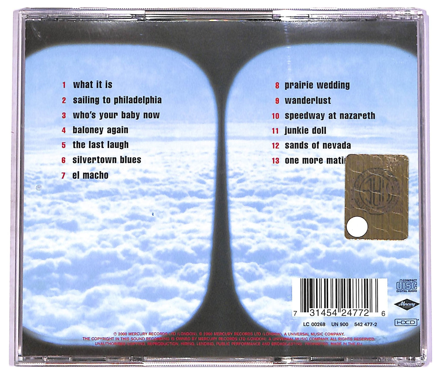 EBOND Mark Knopfler - Sailing To Philadelphia CD CD072237